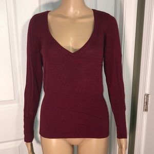 White House Black Market Red Sweater, S